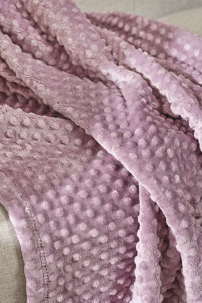 Karaca Home Alice Lilac Bud Wellsoft Tv Blanket 130X180 cm