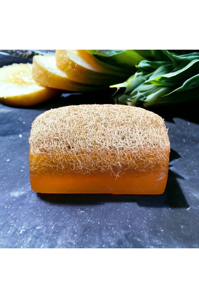 Cheron صابون ألياف اليقطين الطبيعي بالمانجو والأناناس مع فيتامين سي 130 جرام