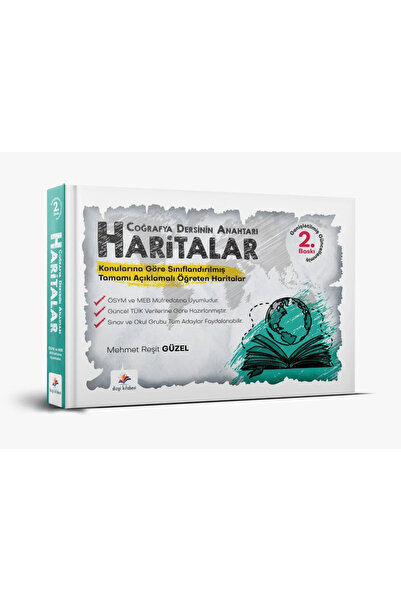 Dizgi Kitap Coğrafya Dersinin Anahtarı Haritalar 2. Baskı - Mehmet Reşit Güze...
