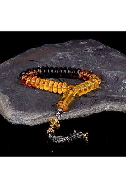 Tesbihsepetim ÖZEL TASARIM MERCİMEK KESİM DOĞAL DAMLA KEHRİBAR TESBİH