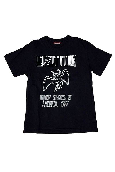 Pisa Art Μαύρο μπλουζάκι Led Zeppelin