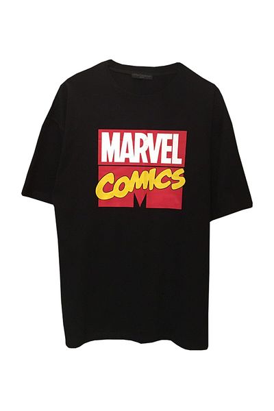 Pisa Art Μπλουζάκι Unisex Oversize Marvel Comics με στάμπα