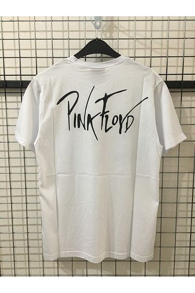 Pisa Art Unisex Λευκό μπλουζάκι Floyd με στάμπα