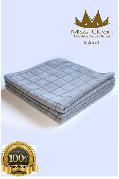 Poxy Clean 3 Pieces 40*40 cm Microfiber Kitchen Cleaning Cloth - Stain-Proof, No Odor, Bacteria-Production