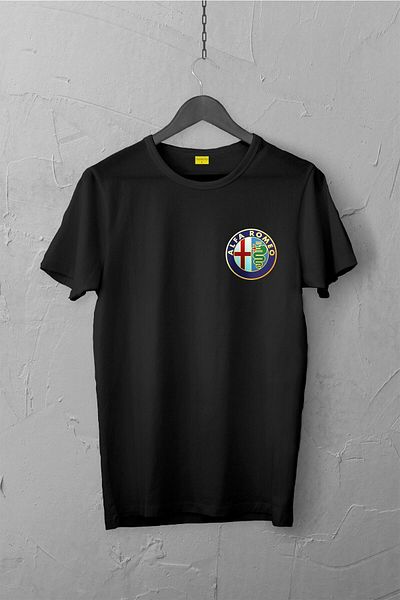 Pisa Art Μπλουζάκι Alfa Romeo Design, Unisex Premium, Χωρίς ραγίσματα, Ξεθώριασμα / Αυτοκίνητο