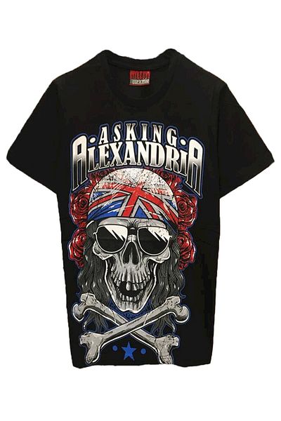 Pisa Art Unisex Rock Music Asking Alexandria Back Printed T-Shirt