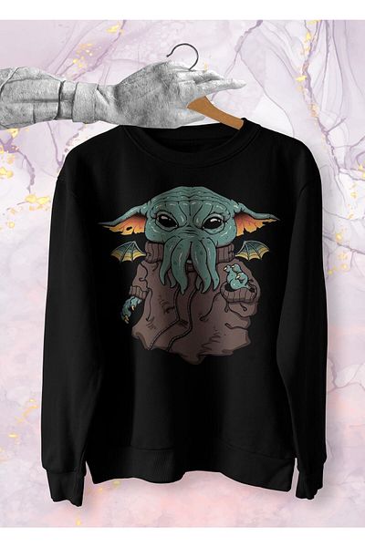Pisa Art Cthulhu - Baby Yoda (grogu) - Φούτερ