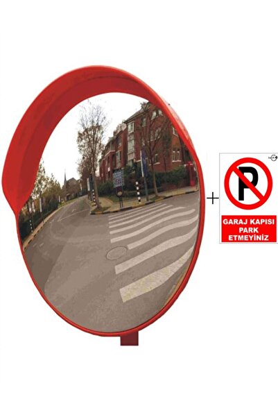 Robotix RB-A35 Trafik Güvenlik Aynası 80cm + Garaj Kapısı Park Edilmez Levha ...
