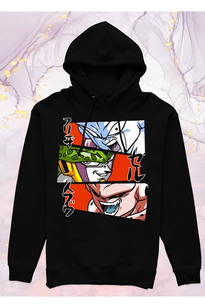 Pisa Art Dragon Ball - Triple Trouble - Φούτερ με κουκούλα χωρίς τσέπη