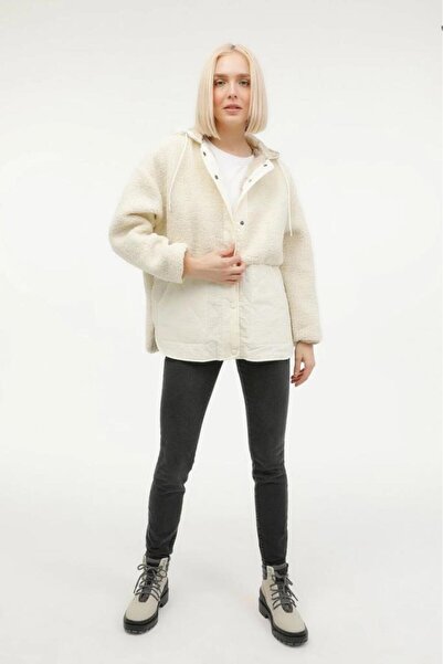 lumberjack Hannah Teddy Jac Ekru Kadın Mont 6CT2008 101398899