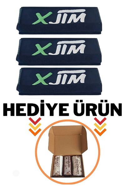 XJIM Μαύρο Αθλητικό, Πετσέτα Προπόνησης Αθλητών - 30 X100 -3 Τεμάχια