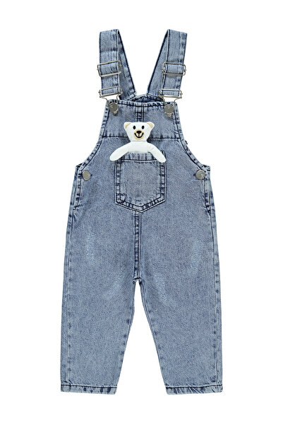 Civil Baby Kız Bebek Kot Slopet 9-18 Ay Mavi