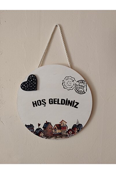 Welcome&Home Sweet Home Kapı Süsü&Posta Kutusu