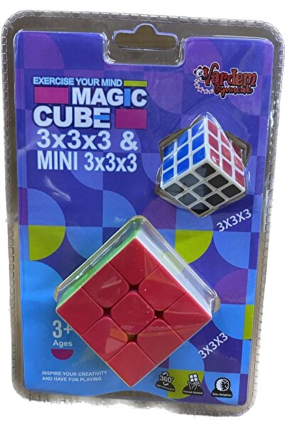 cayenna VardemVakumlu Magic Cube 3x3x3 Zeka Küpü ( Mini Küp Hediyeli )