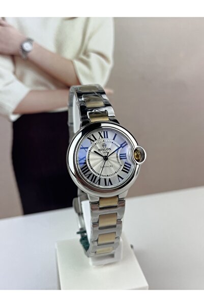 Hislon KADIN KLASİK KADIN KOL SAATİ ROMAN RAKAMLI SAFİR(ÇİZİLMEZ) CAM 3 YIL GARANTİLİ
