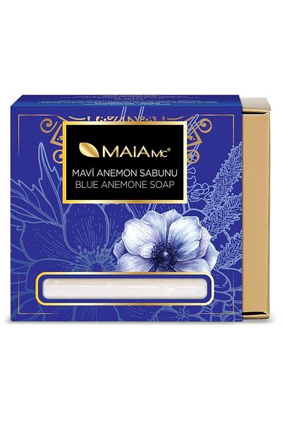 Maia mc Blue Anemone Soap - Wrinkle and Anti-Aging, 150 gr.x 24 Pieces