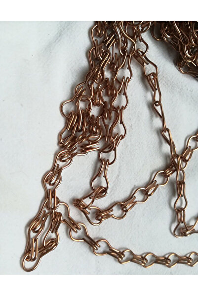 Etsylight Florasan Zinciri, Saksı Zinciri, Çiçeklik Zinciri, 1 metre - Bakır Renk