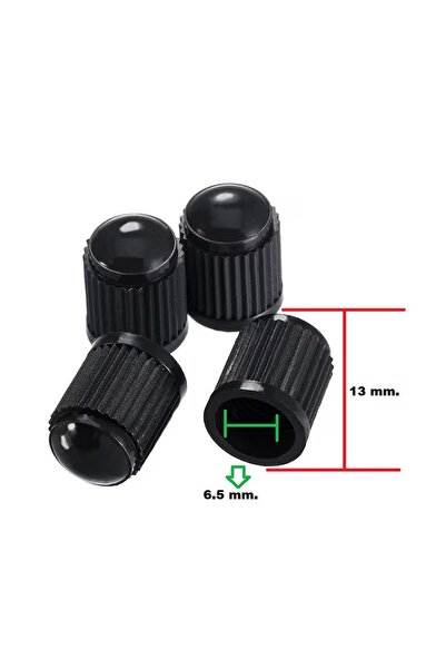 OEK Gt 13x6.5ulk Gutsy Klıps Tekerlek Lastik Subap Kapağı Plastik Üniversal (...