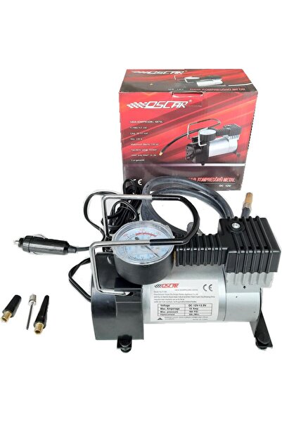 Genel Markalar OSN-0254 HAVA KOMPRESORU METAL GOVDELI Uyumlu 12V 150W MAX.10K...