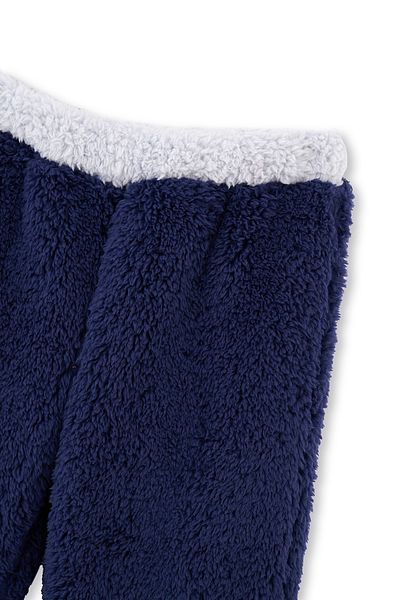 Dagi Marineblaue Sherpa-Unisex-Trainingshose
