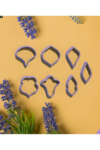 SPECIAL POLYMER CLAY EARRINGS SET ORGANIC MODEL WITH 7 PIECES:2
