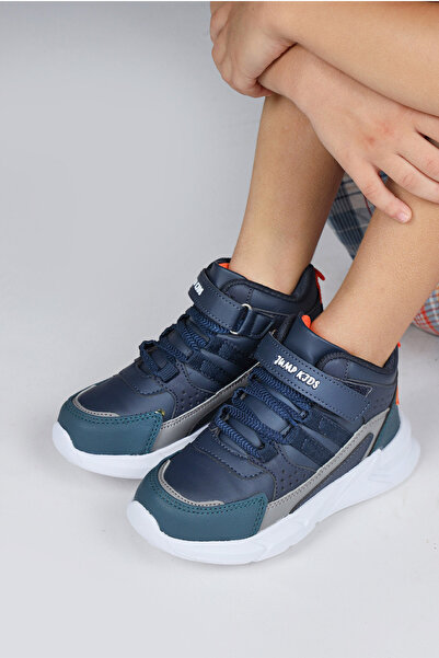 Jump 27823 Velcro Navy Blue - Dark Green Boy's Winter Boots Sports Shoes
