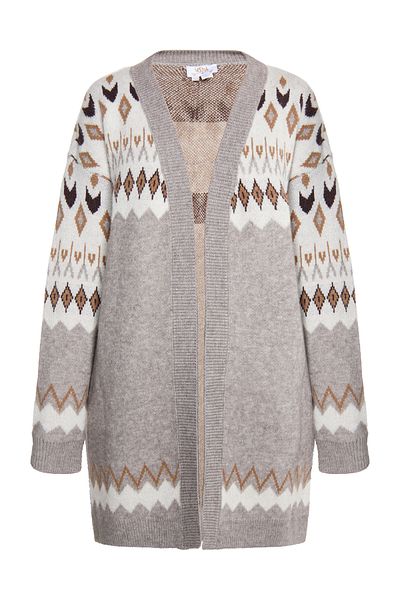 USHA FESTIVAL Strick Cardigan rakata