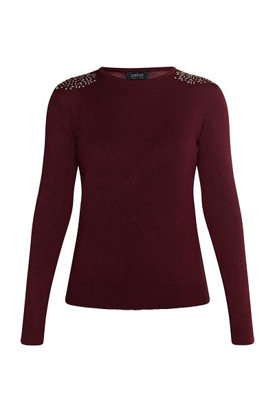 USHA BLACK LABEL Strick Pullover nowles