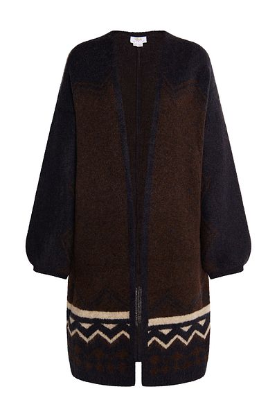USHA FESTIVAL Long Cardigan flesh