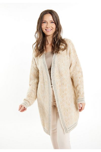 USHA FESTIVAL Strick Cardigan flesh