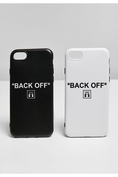 Mister Tee Accessoires Back Off I Phone 6/7/8 Handyhüllen-Set