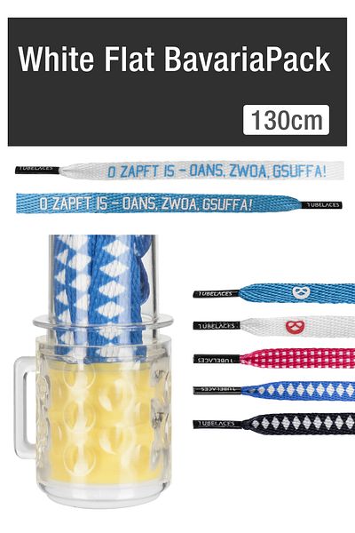 Urban Classics Accessoires Weiß Flach BavariaPack (Packung mit 5 Stück)