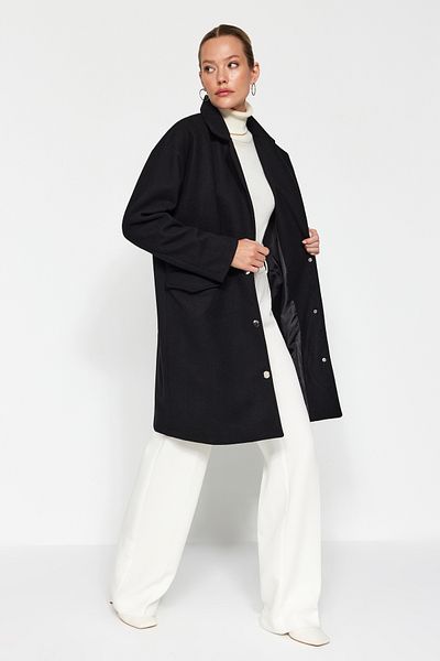 Zara Black Coats Styles Prices Trendyol Page 4