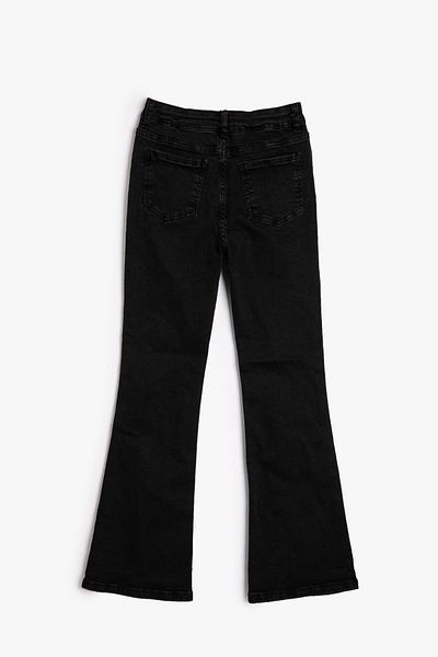 Koton Girl's Black Jeans 3WKG40044AD