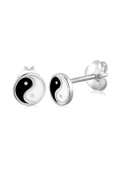 ELLI Ohrringe Yin Yang 925 Ayar Gümüş