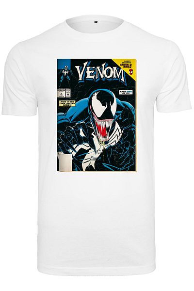 Merchcode Herren Marvel Comics Venom Cover T-Shirt