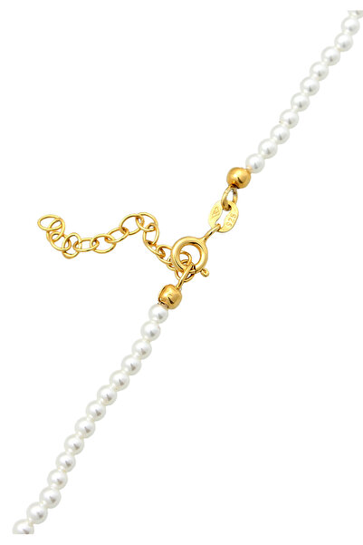 ELLI Colier Choker Trend pentru dama, cu perle de coajă din argint 925