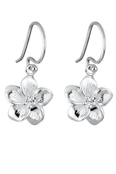 ELLI Ohrringe Frangipani Blüten Kristalle 925 Silber