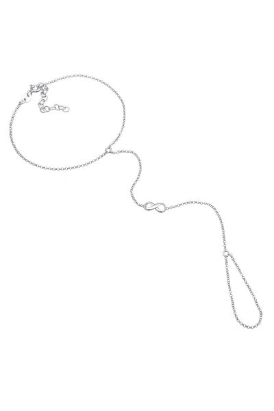 ELLI Armband Handkette Infinity 925 Silber