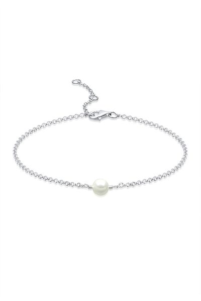 ELLI Fußschmuck Perle 925 Ayar Gümüş