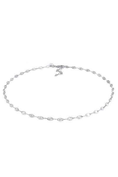 ELLI Halskette Choker Plättchen Vintage Stern Look 925 Silber