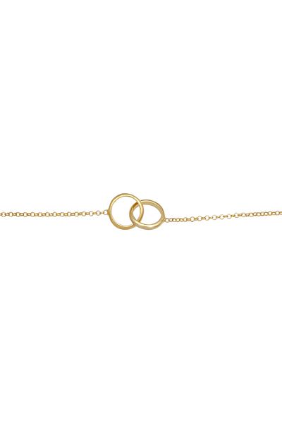 ELLI Halskette Choker Ringe Kreis Minimal Trend 925 Silber