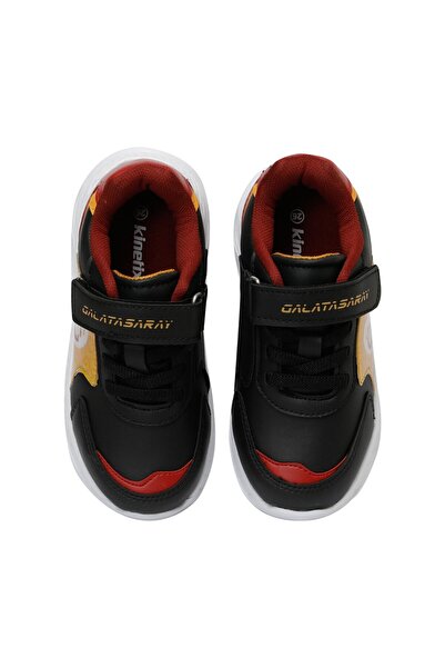 Kinetix GS Elio 3fx Black Boy's Sports Shoes