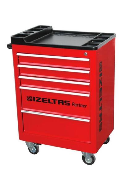 İzeltaş 8235 Partner Serisi 5 Çekmeceli 118 Parça Dolu Takım Dolabı