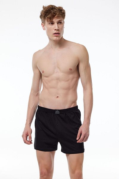 Malabadi Black Men's Large Size Wide Battal Boxer 90024
