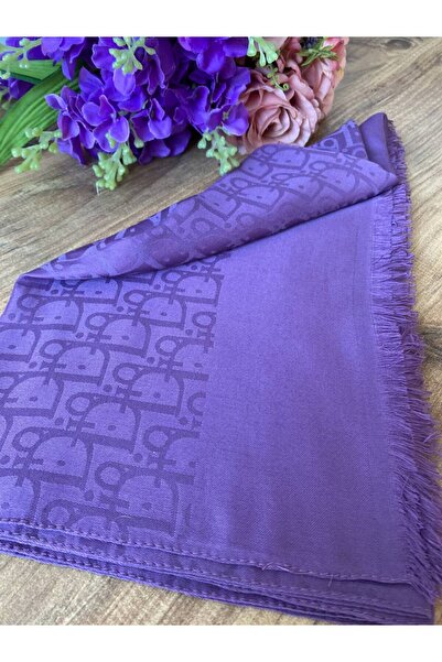 Nilbutik Kadın Tesettür İpeksi Parlak Jakar D Desen Şal