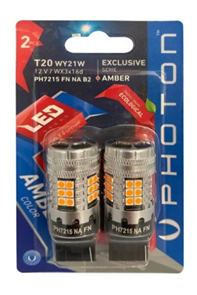 Photon T20 W21W Uyumlu Turuncu Fanlı Exxlusıve 12V 2 li Blister