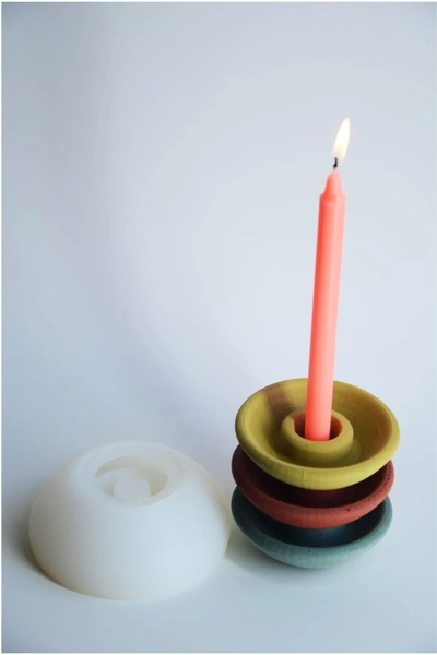 3Bros Kendin Yap 3Bros’ ŞAMDANLIK SİLİKON KALIP