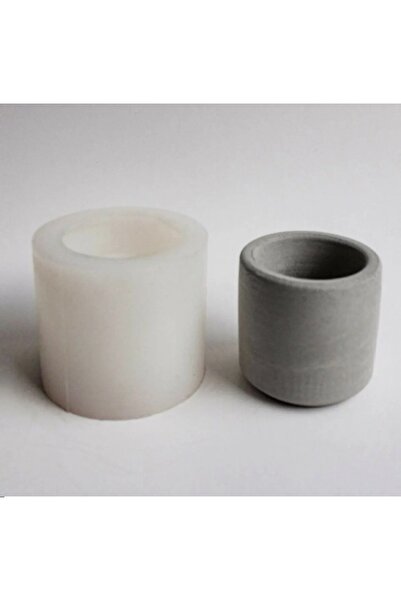 3Bros Kendin Yap 3Bros’ SİLİNDİR VAZO SAKSI SİLİKON KALIP