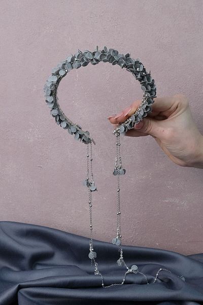Hobigram Hair Accessory Light Gray Havin Enamel Special Design Bridal Crown Hair Accessory – Other Hair Accessories